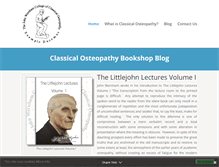 Tablet Screenshot of classicalosteopathybookshop.com